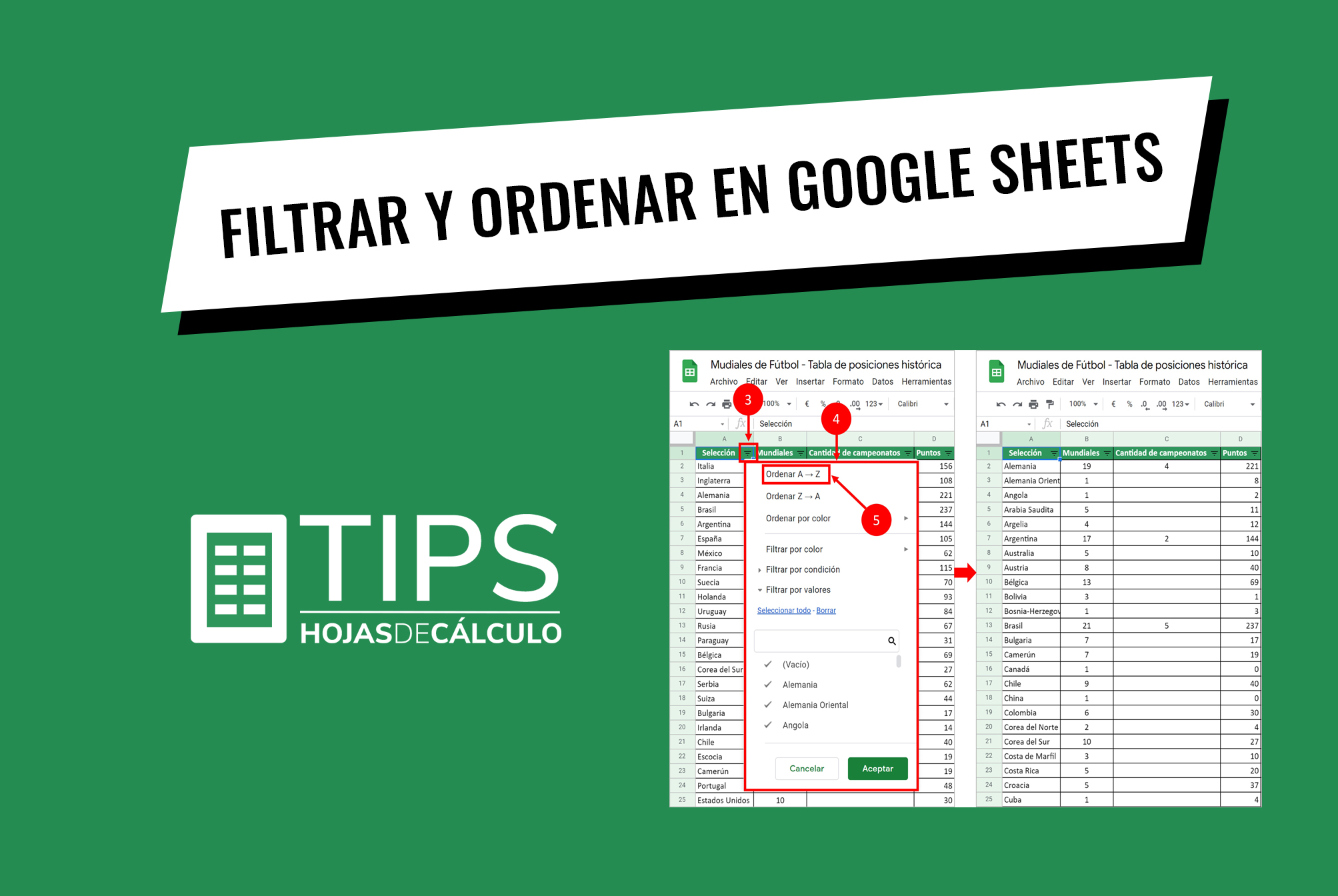 Cómo Inmovilizar Paneles (columnas Y Filas) En Google Sheets - Tips ...