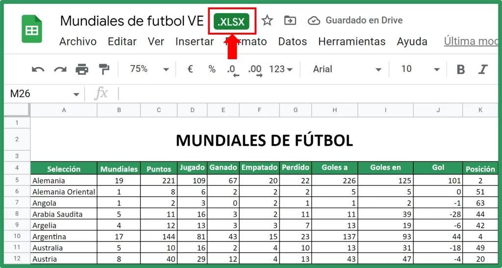 Editar en Google Sheets manteniendo el formato Excel.