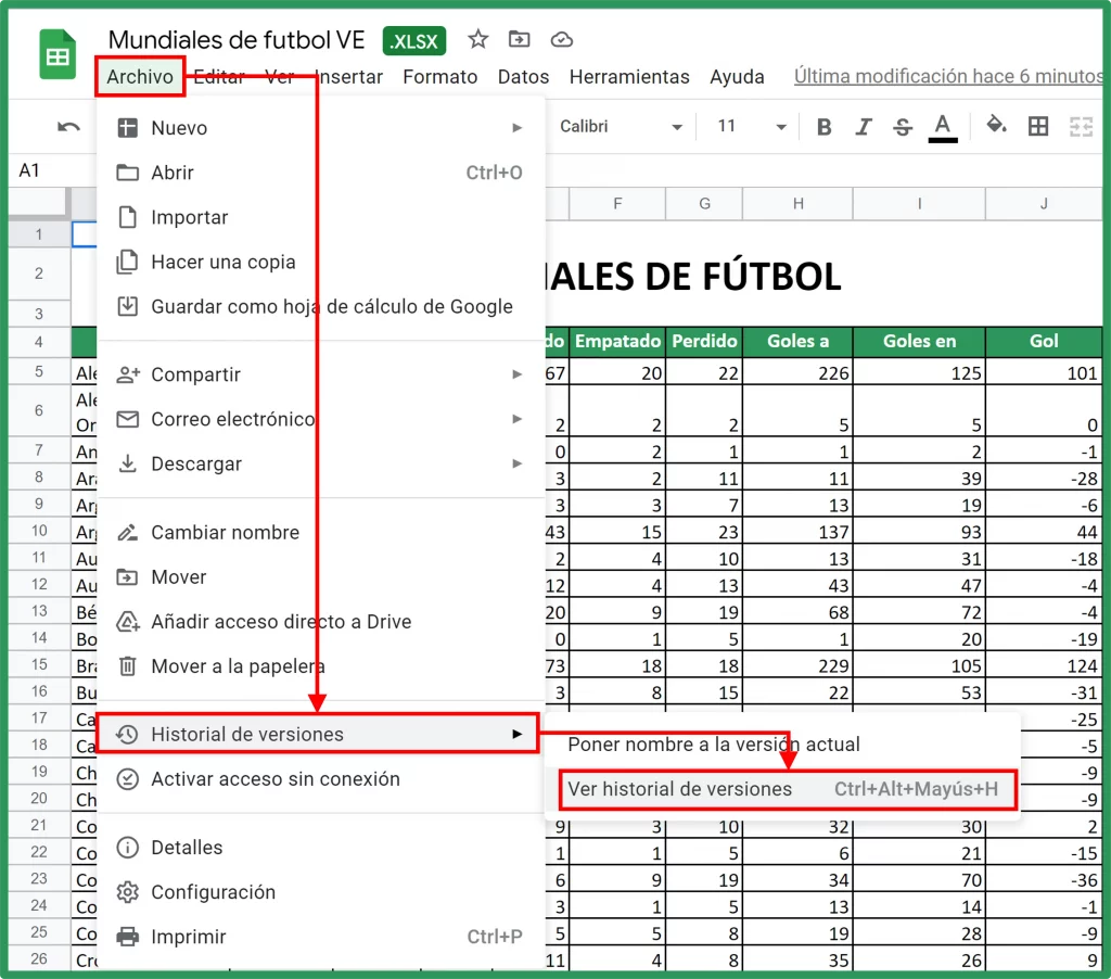 Editar en Google Sheets manteniendo el formato Excel.